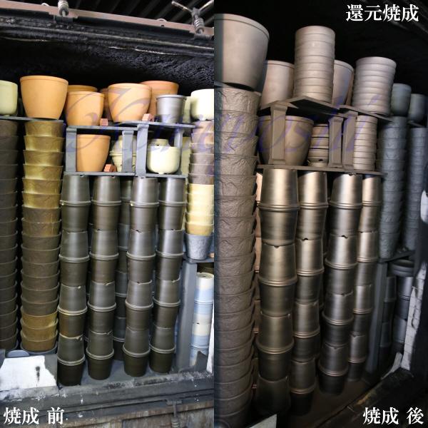 植木鉢 おしゃれ 安い 陶器 サイズ 12cm ライフ 4号 ダークシルバー 室内 屋外 グレー 銀 色 |  | 13