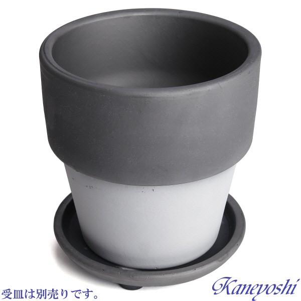 植木鉢 おしゃれ 安い 陶器 サイズ 16cm ライフ 5号 ダークシルバー 室内 屋外 グレー 銀 色 |  | 09