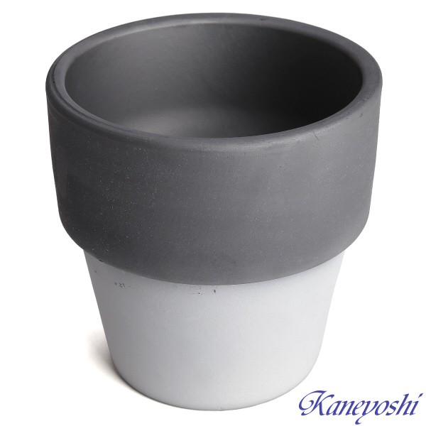植木鉢 おしゃれ 安い 陶器 サイズ 16cm ライフ 5号 ダークシルバー 室内 屋外 グレー 銀 色 |  | 02