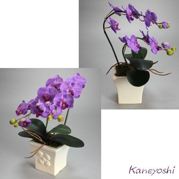 光触媒 胡蝶蘭 造花 インテリア 小輪 1本立 ショート 紫 パープル お祝 ギフト 記念品 誕生日 発表会 新築 開店 花 フェイクグリーン 空気清浄 |  | 02