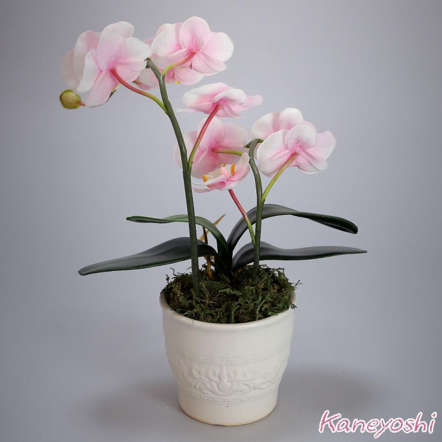 光触媒 胡蝶蘭 造花 インテリア 小輪 1本立 ショート ミルキーピンク 桃色 お祝 ギフト 記念品 誕生日 発表会 新築 開店 花 フェイクグリーン 空気清浄 |  | 03