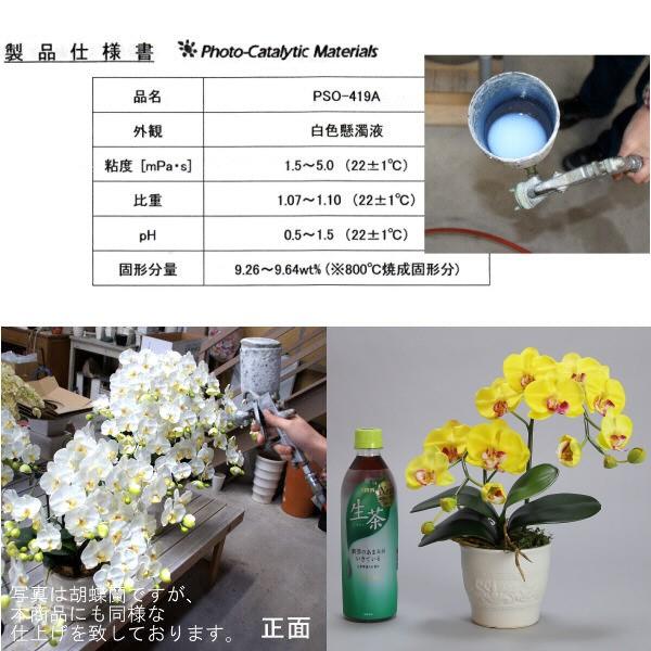 光触媒 胡蝶蘭 造花 インテリア 小輪 1本立 ショート イエロー 黄色 お祝 ギフト 記念品 誕生日 発表会 新築 開店 花 フェイクグリーン 空気清浄 |  | 04