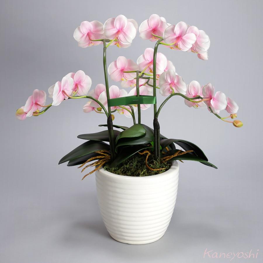 光触媒 胡蝶蘭 造花 インテリア 小輪 3本立 ミルキーピンク 桃色 お祝 ギフト 記念品 誕生日 発表会 新築 開店 花 空気清浄 |  | 03