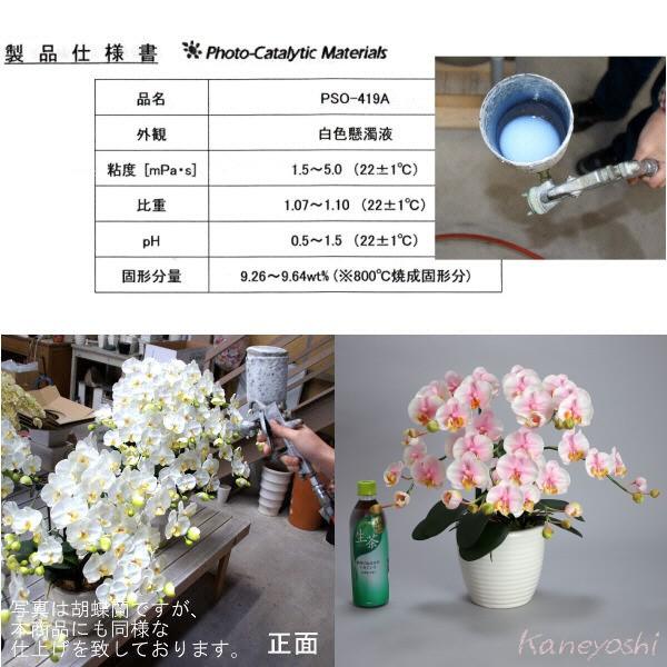 光触媒 胡蝶蘭 造花 インテリア 小輪 3本立 ミルキーピンク 桃色 お祝 ギフト 記念品 誕生日 発表会 新築 開店 花 空気清浄 |  | 04