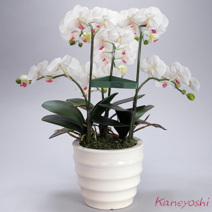 光触媒 胡蝶蘭 造花 インテリア 小輪 3本立 ホワイトピンクB 白色 お祝 ギフト 記念品 誕生日 発表会 新築 開店 花 フェイクグリーン 空気清浄 |  | 02