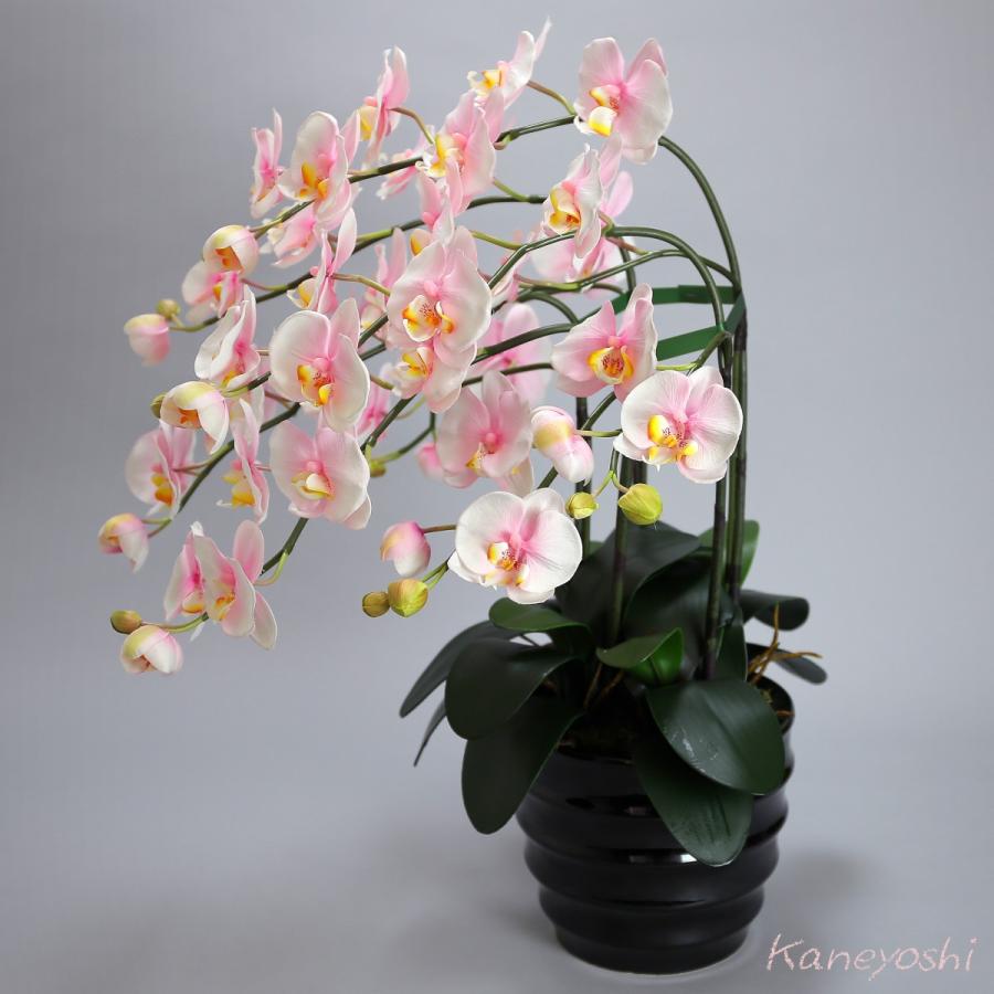 光触媒 胡蝶蘭 造花 インテリア 大輪 5本立 ミルキーピンク 桃色 お祝 ギフト 記念品 誕生日 発表会 新築 開店 花 フェイクグリーン 空気清浄 |  | 03