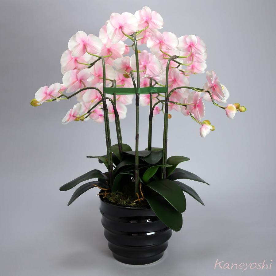 光触媒 胡蝶蘭 造花 インテリア 大輪 5本立 ミルキーピンク 桃色 お祝 ギフト 記念品 誕生日 発表会 新築 開店 花 フェイクグリーン 空気清浄 |  | 04