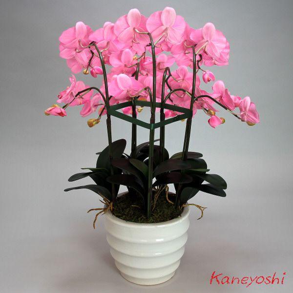 光触媒 胡蝶蘭 造花 インテリア 大輪 5本立 ピンク 桃色 お祝 ギフト 記念品 誕生日 発表会 新築 開店 花 フェイクグリーン 空気清浄 |  | 04