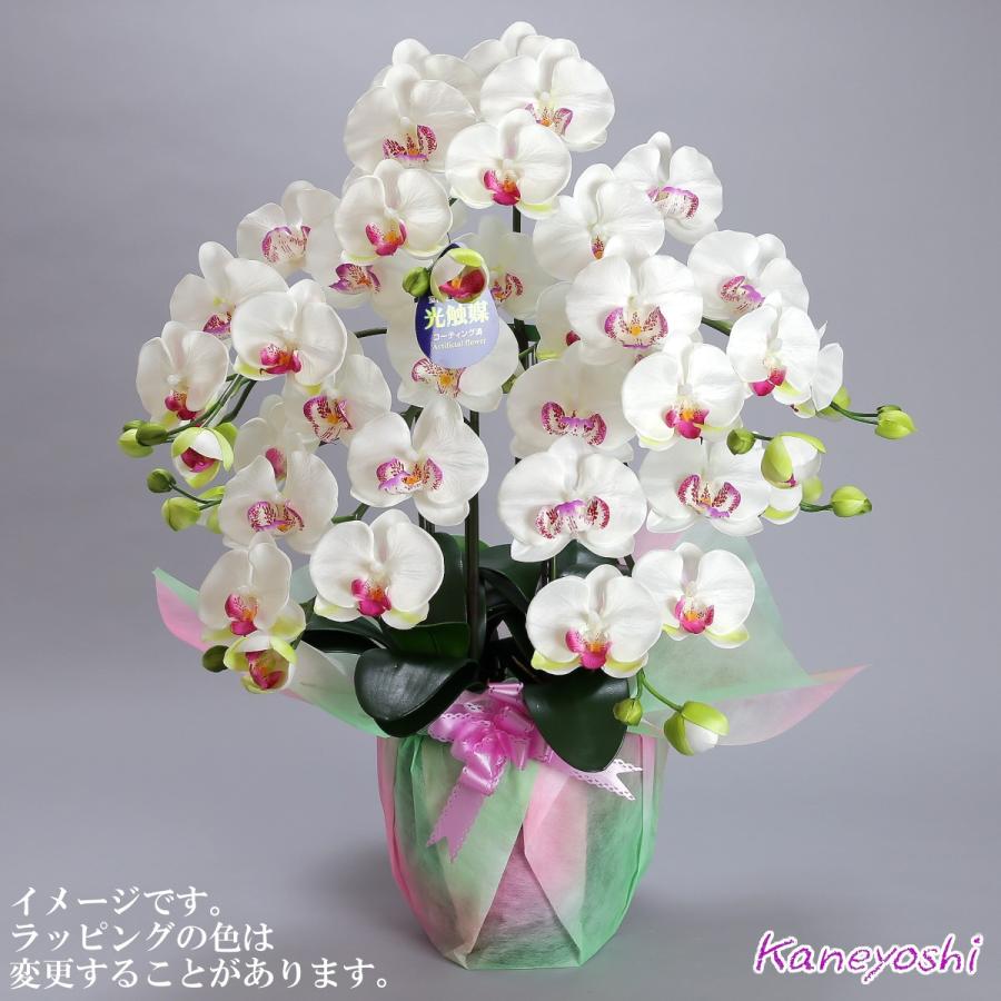 光触媒 胡蝶蘭 造花 インテリア 大輪 5本立 ホワイトＡ 白色 お祝 ギフト 記念品 誕生日 発表会 新築 開店 花 フェイクグリーン 空気清浄 |  | 04