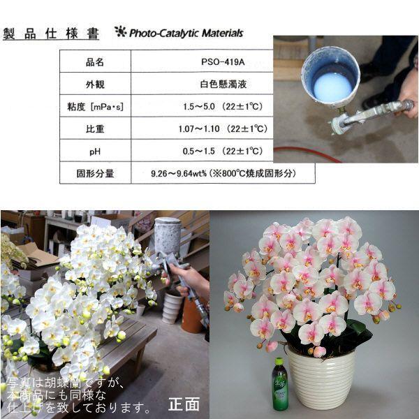 光触媒 胡蝶蘭 造花 インテリア 大輪 7本立 ミルキーピンク 桃色 お祝 ギフト 記念品 誕生日 発表会 新築 開店 花 フェイクグリーン 空気清浄 |  | 05