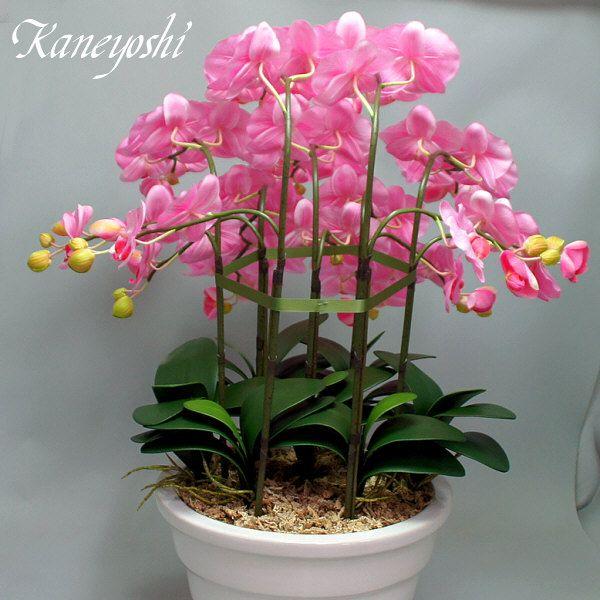 光触媒 胡蝶蘭 造花 インテリア 大輪 7本立 ピンク 桃色 お祝 ギフト 記念品 誕生日 発表会 新築 開店 花 フェイクグリーン 空気清浄 |  | 03