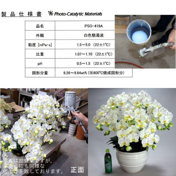 光触媒 胡蝶蘭 造花 インテリア 大輪 7本立 ホワイトＢ 白色 お祝 ギフト 記念品 誕生日 発表会 新築 開店 花 フェイクグリーン 空気清浄 |  | 05