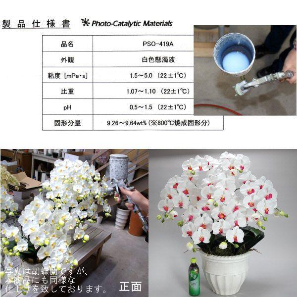 光触媒 胡蝶蘭 造花 インテリア 大輪 7本立 ホワイトピンクＢ 白色 お祝 ギフト 記念品 誕生日 発表会 新築 開店 花 フェイクグリーン 空気清浄 |  | 05