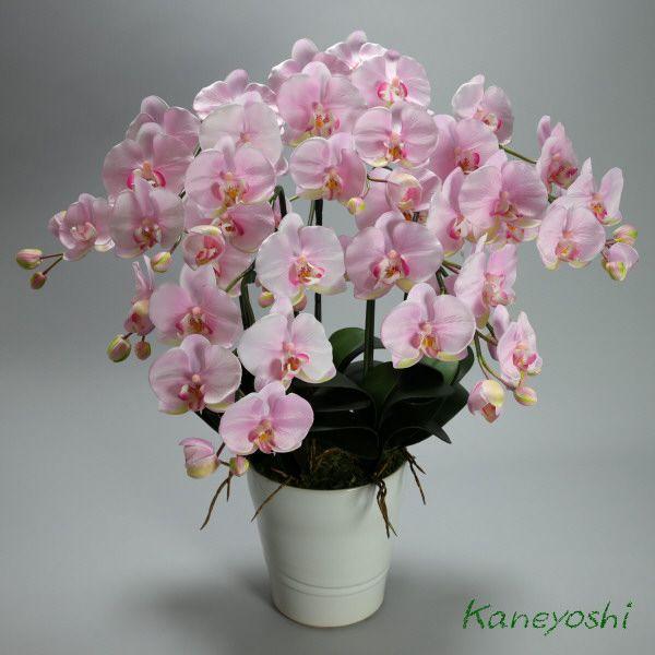 光触媒 胡蝶蘭 造花 インテリア 大輪 5本立 サクラピンク 桃色 お祝 ギフト 記念品 誕生日 発表会 新築 開店 花 フェイクグリーン 空気清浄 |  | 01