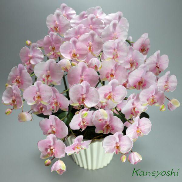 光触媒 胡蝶蘭 造花 インテリア 大輪 7本立 サクラピンク 桃色 お祝 ギフト 記念品 誕生日 発表会 新築 開店 花 フェイクグリーン 空気清浄 |  | 02