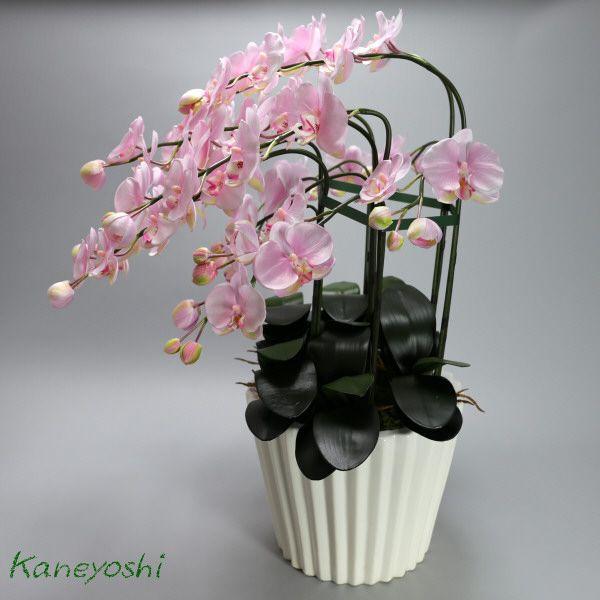 光触媒 胡蝶蘭 造花 インテリア 大輪 7本立 サクラピンク 桃色 お祝 ギフト 記念品 誕生日 発表会 新築 開店 花 フェイクグリーン 空気清浄 |  | 03