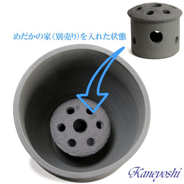 睡蓮鉢　めだか鉢　鉢カバー　植木鉢　陶器　おしゃれ　大型　サイズ　２６cm　日本製　安くて丈夫　水瓶変型 ８号　手造り　エンシャント |  | 09
