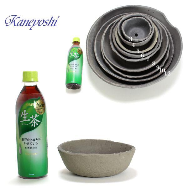 植木鉢 おしゃれ 安い 陶器 サイズ 15cm 山野草 丸 手造り 5号 エンシャント 室内 屋外 グレー 色 |  | 03