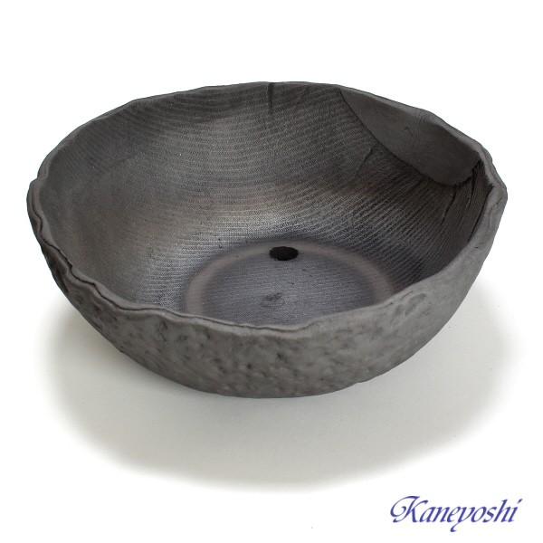 植木鉢 おしゃれ 安い 陶器 サイズ 21cm 山野草 丸 手造り 7号 エンシャント 室内 屋外 グレー 色 |  | 01