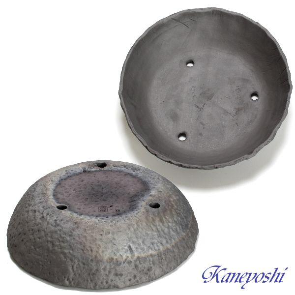 植木鉢 おしゃれ 安い 陶器 サイズ 27cm 山野草 丸 手造り 9号 エンシャント 室内 屋外 グレー 色 |  | 02