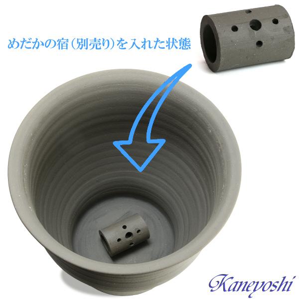 三河焼　めだか鉢　水連鉢　直径50cm 送料無料 睡蓮鉢 めだか鉢 鉢カバー 植木鉢 陶器 おしゃれ 大型