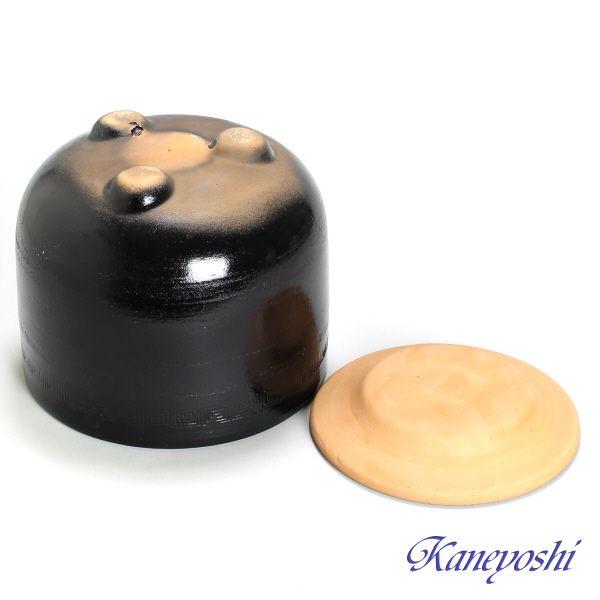 炭火消し壺　炭火消　黒　中　　２２ｃｍ |  | 03