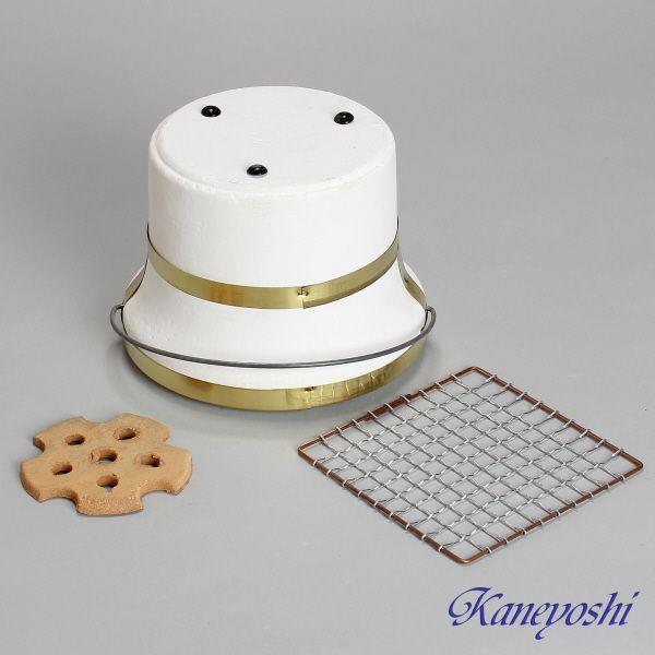 安心の日本製 日本の味は、いい火がつくる。KA0005 お座敷コンロ 白