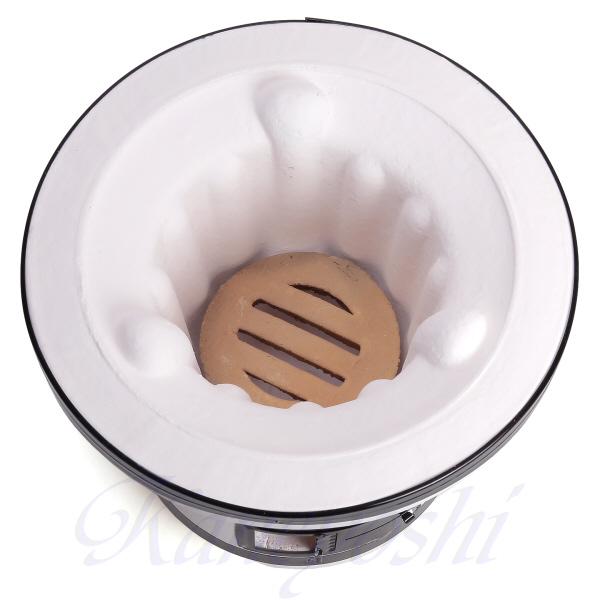 安心の日本製　日本の味は、いい火がつくる。　木炭コンロ　白　８．５号 |  | 06