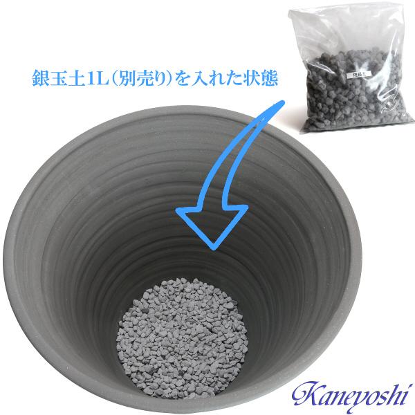 送料無料 睡蓮鉢 めだか鉢 水鉢 鉢カバー 陶器 おしゃれ 大型 サイズ 47cm 日本製 三河焼 水鉢16号 手造り エンシャント |  | 10