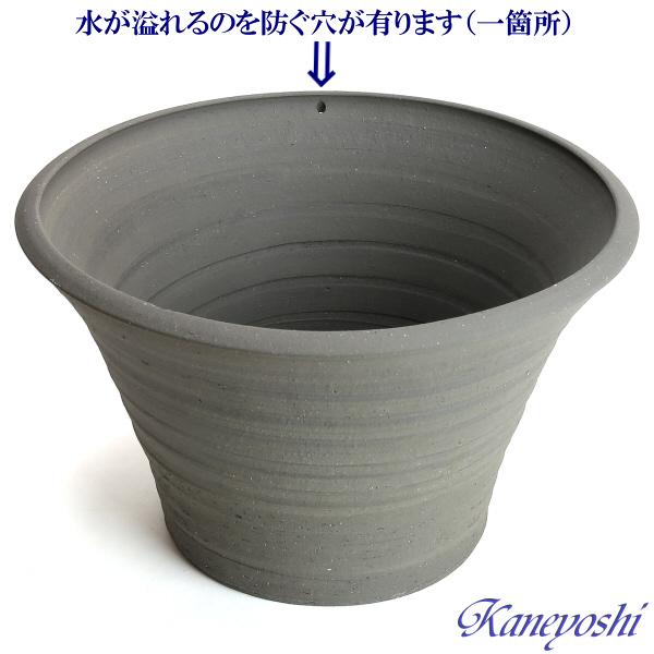 睡蓮鉢 めだか鉢 水鉢 陶器 おしゃれ サイズ 32cm 日本製 三河焼 めだかの池 10号 手造り エンシャント |  | 02