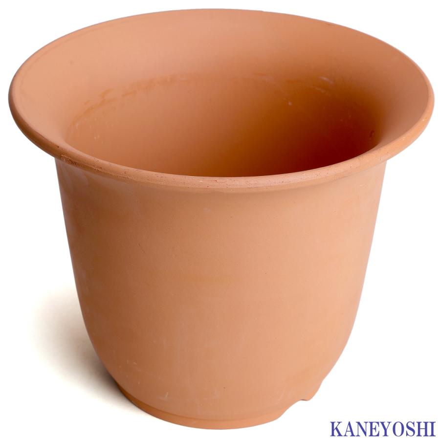 植木鉢 おしゃれ 安い 陶器 サイズ 19cm ＨＷ尻丸鉢 ６号 素焼 レンガ色 室内 屋外 テラコッタ 色 国産 日本製 |  | 02