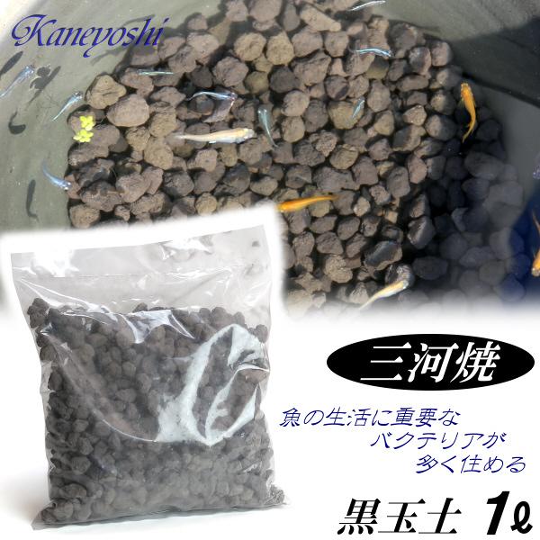 睡蓮鉢　めだか鉢　水鉢　アクセサリー　日本製（三河焼）　バクテリアが多く住める多孔質ろ材　黒玉土１リットル | 
