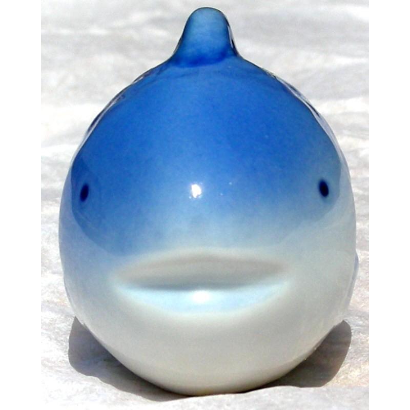 水に浮かぶ陶器　フロート フィシュ　青色 |  | 03