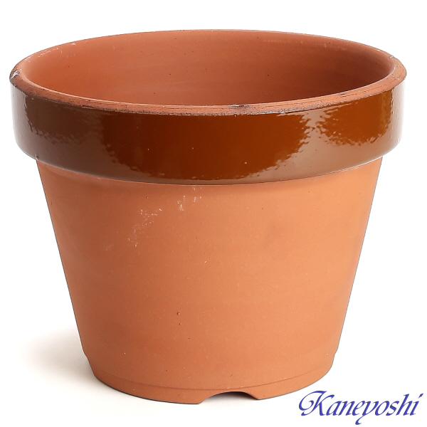 植木鉢 おしゃれ 安い 陶器 サイズ 28cm ダ温鉢 深 9号 レンガ色 室内 屋外 テラコッタ 色 国産 日本製 |  | 01