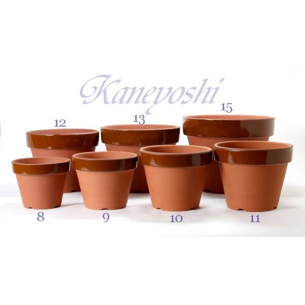 植木鉢 おしゃれ 安い 陶器 サイズ 28cm ダ温鉢 深 9号 レンガ色 室内 屋外 テラコッタ 色 国産 日本製 |  | 06