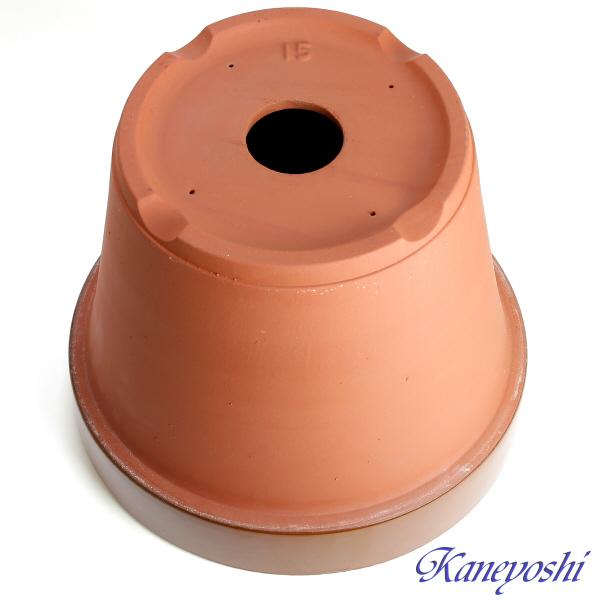 植木鉢 おしゃれ 安い 陶器 サイズ 46cm ダ温鉢 深 15号 レンガ色 室内 屋外 テラコッタ 色 国産 日本製 |  | 04