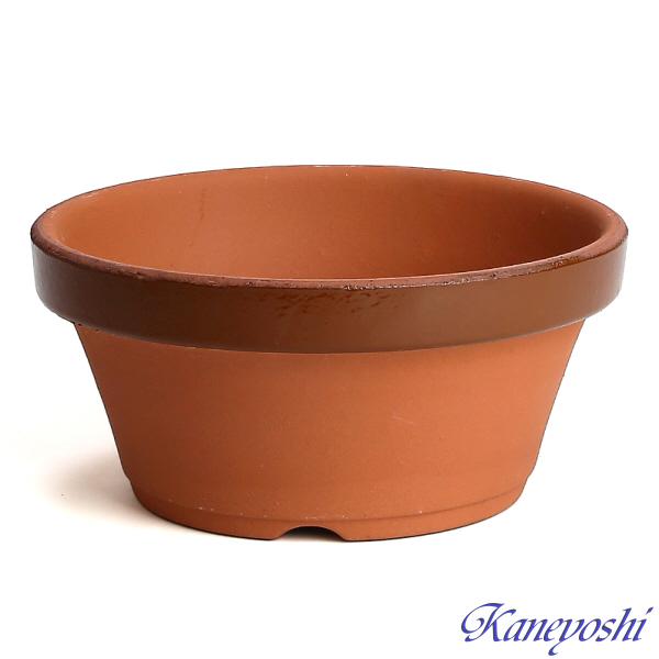 植木鉢 おしゃれ 安い 陶器 サイズ 18cm ダ温鉢 浅 6号 レンガ色 室内 屋外 テラコッタ 色 国産 日本製 |  | 01