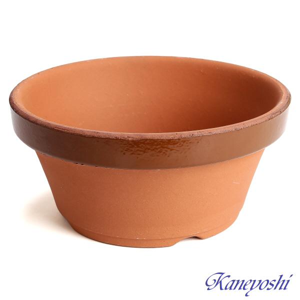 植木鉢 おしゃれ 安い 陶器 サイズ 18cm ダ温鉢 浅 6号 レンガ色 室内 屋外 テラコッタ 色 国産 日本製 |  | 02