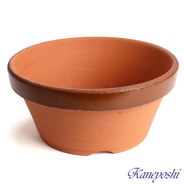 植木鉢 おしゃれ 安い 陶器 サイズ 22cm ダ温鉢 浅 7号 レンガ色 室内 屋外 テラコッタ 色 国産 日本製 |  | 02