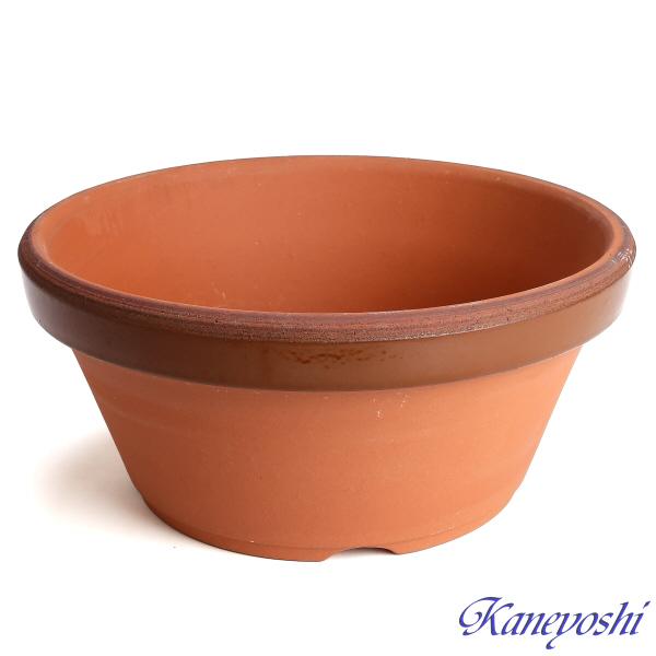 植木鉢 おしゃれ 安い 陶器 サイズ 28cm ダ温鉢 浅 9号 レンガ色 室内 屋外 テラコッタ 色 国産 日本製 |  | 02