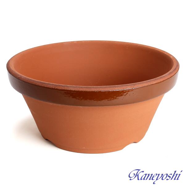 植木鉢 おしゃれ 安い 陶器 サイズ 31cm ダ温鉢 浅 10号 レンガ色 室内 屋外 テラコッタ 色 国産 日本製 |  | 02