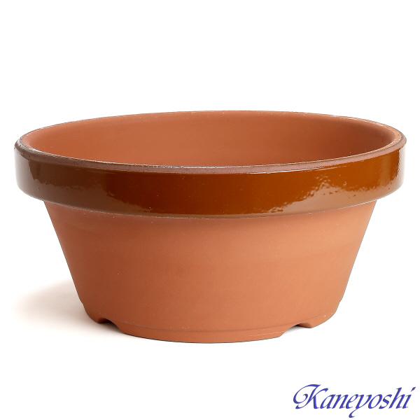 植木鉢 おしゃれ 安い 陶器 サイズ 37cm ダ温鉢 浅 12号 レンガ色 室内 屋外 テラコッタ 色 国産 日本製 |  | 01