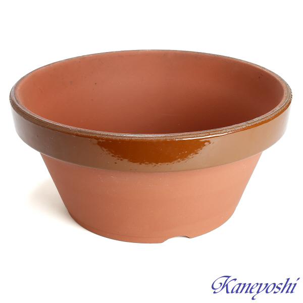 植木鉢 おしゃれ 安い 陶器 サイズ 41cm ダ温鉢 浅 13号 レンガ色 室内 屋外 テラコッタ 色 国産 日本製 |  | 02
