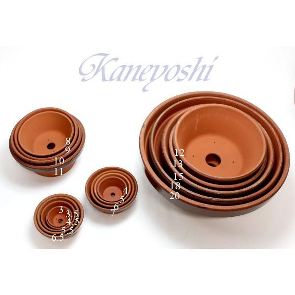 植木鉢 おしゃれ 安い 陶器 サイズ 45cm ダ温鉢 浅 15号 レンガ色 室内 屋外 テラコッタ 色 国産 日本製 |  | 07