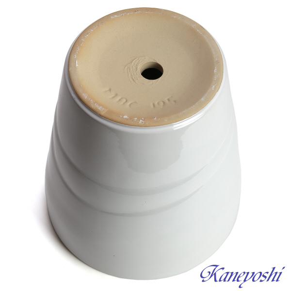 植木鉢 おしゃれ 安い 陶器 サイズ 20cm MBC19 6.5号 ホワイト