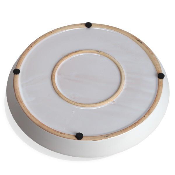 植木鉢用受皿 おしゃれ 安い 陶器 サイズ 30.5cm PR30 10号 ホワイト 室内 屋外 白 色 |  | 03