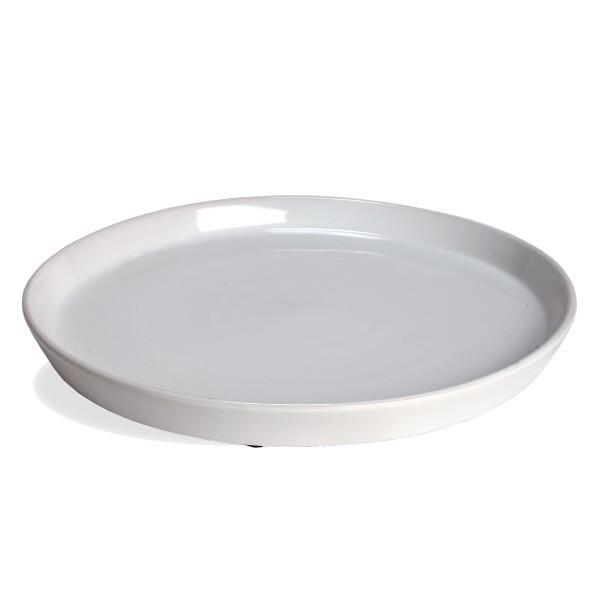 植木鉢用受皿 おしゃれ 安い 陶器 サイズ 34.5cm PR35 11号 ホワイト 室内 屋外 白 色 |  | 01