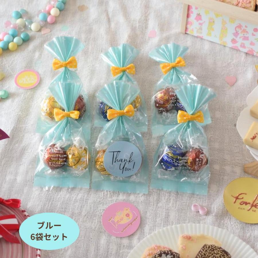 リンツ リンドール 2個入り6袋セット メッセージシール メール便