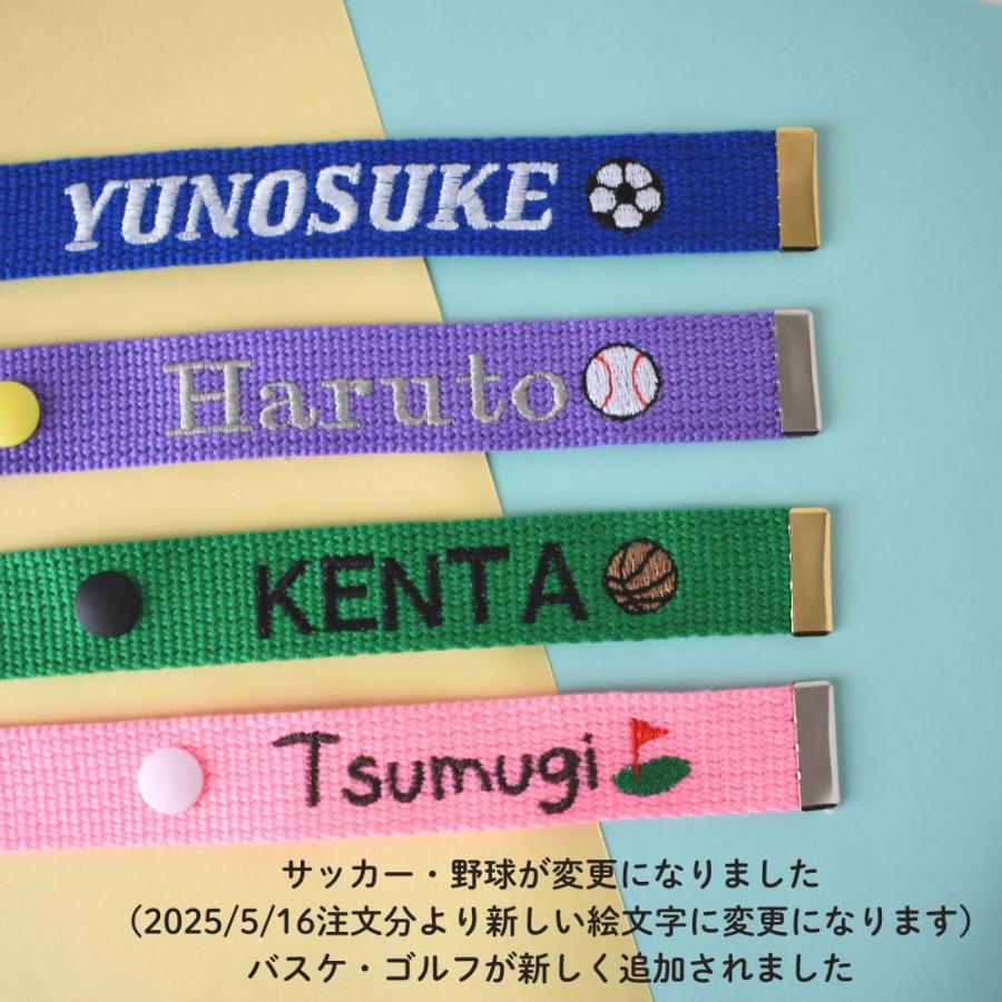 DECO DESEN オリジナル ネームタグ 丸ボタンタイプ オリジナル刺繍