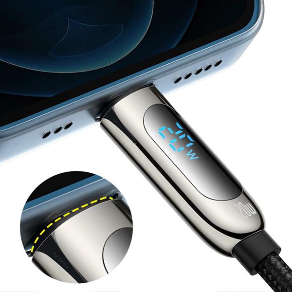 Baseus iPhone PD 20W ライトニング 急速充電 ケーブル Wワット数表記 1m/2m 純正品質 iPhone 13 Pro Max 12 Apple アップル ナイロン編み 耐久 |  | 09